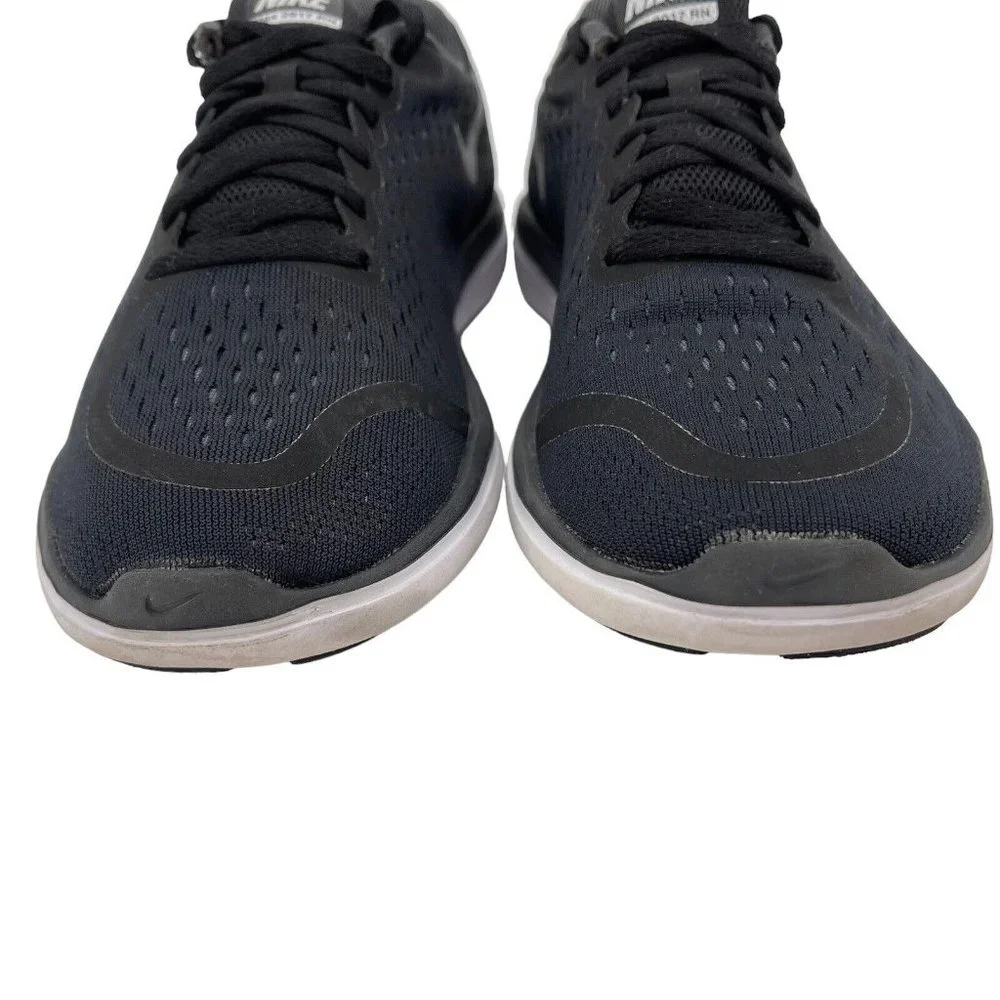 Nike Flex Black 904236-001 Junior‎ Trainers Size 5 Black White Sneakers Shoes